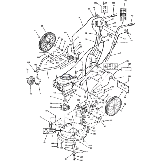Assembly for Honda UM516E Mower
