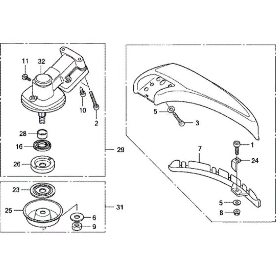 Gear Case Guard Assembly