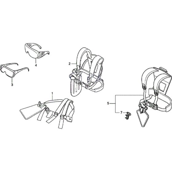 Shoulder Strap for Honda UMK425LE