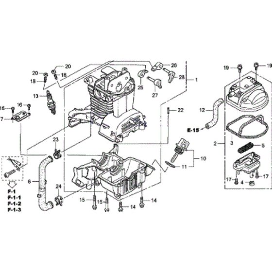 Cylinder & Barrel Head Assembly