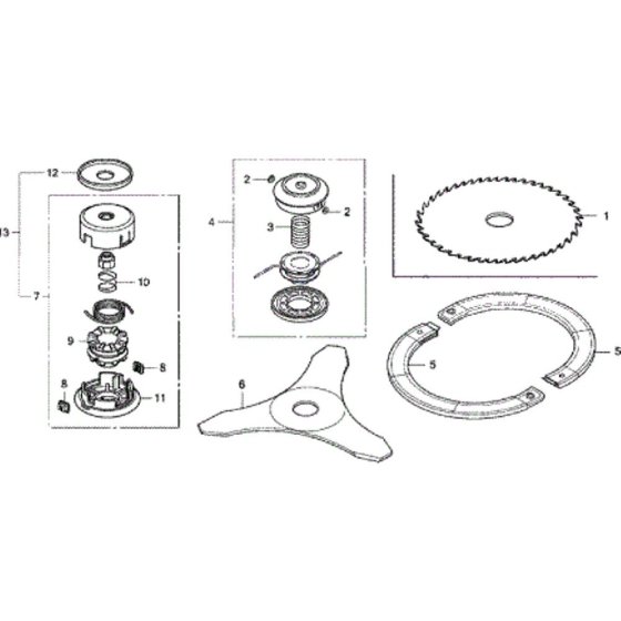 Nylon Head & Blade Assembly