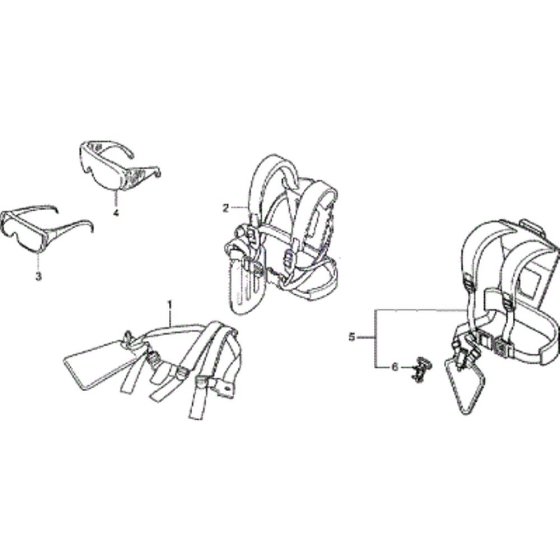 Shoulder Strap for Honda UMK435UE