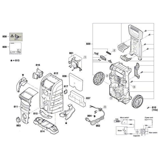 Cleaner Assembly for Bosch