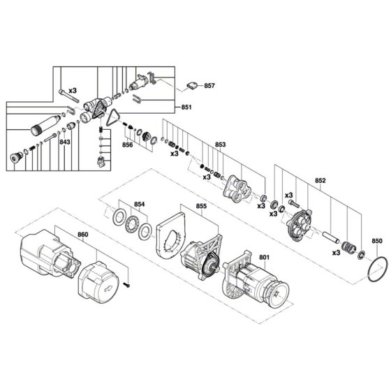 Bosch Cleaner Assembly