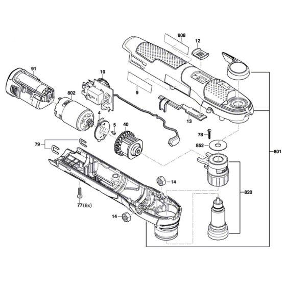 Tool Assembly for Bosch