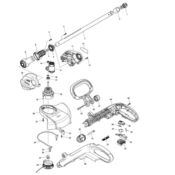 Makita UR140D Assembly