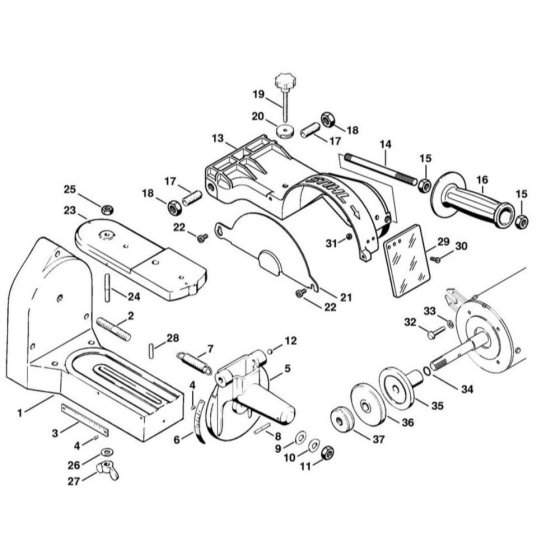 Chain Sharpener Assembly