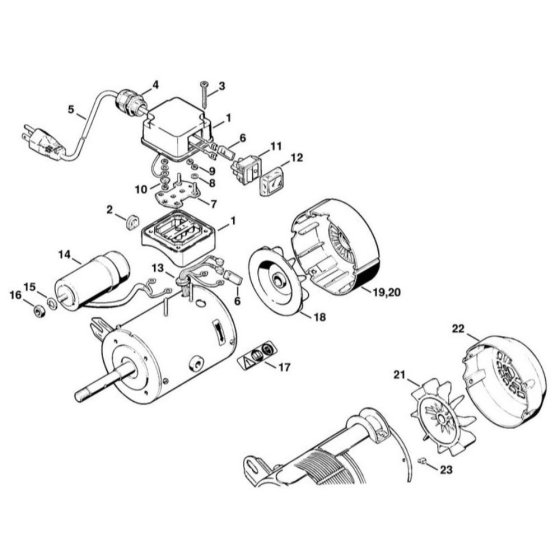Electric Motor for Stihl USG