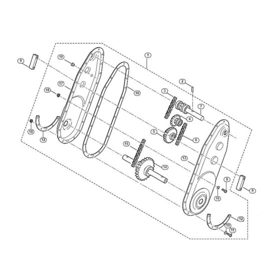 Gear Box Assembly for VH 660 VH