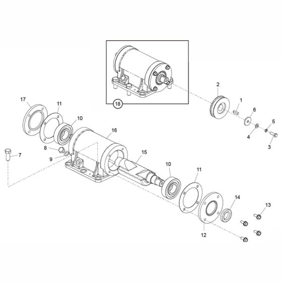 Vibrator Unit for Belle PCLX320-400