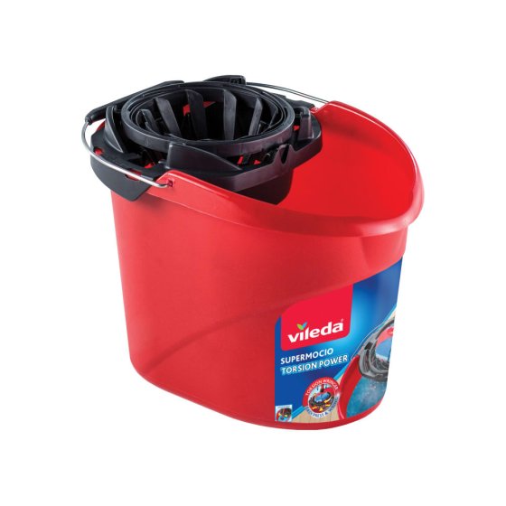 Mop Bucket 10L with Torsion Wringer for Vileda SuperMocio