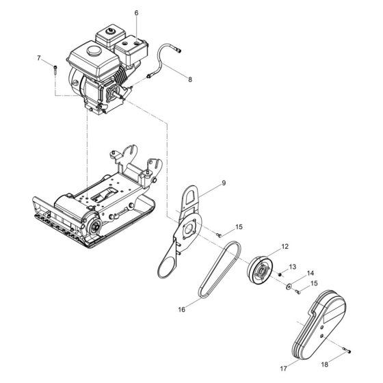 Drive Assembly for VP1135Aw