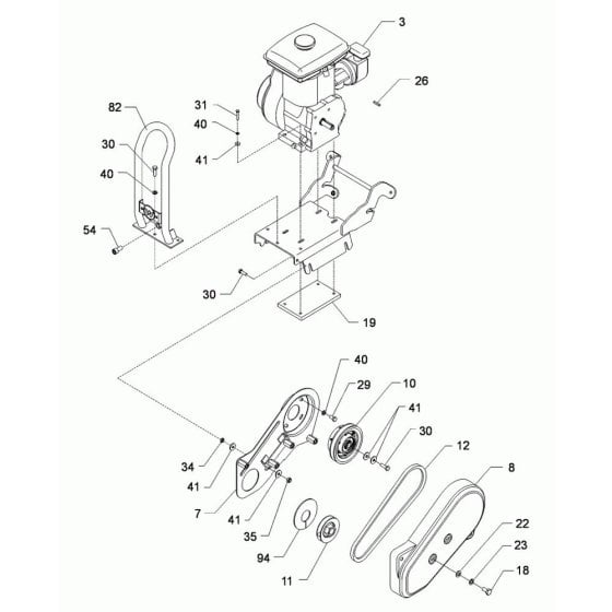 Drive Assembly for VP1135R