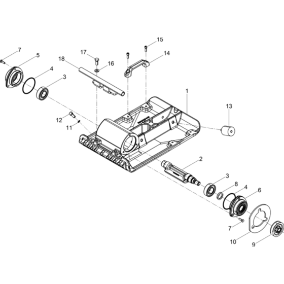Baseplate Assembly for Wacker VP1340A