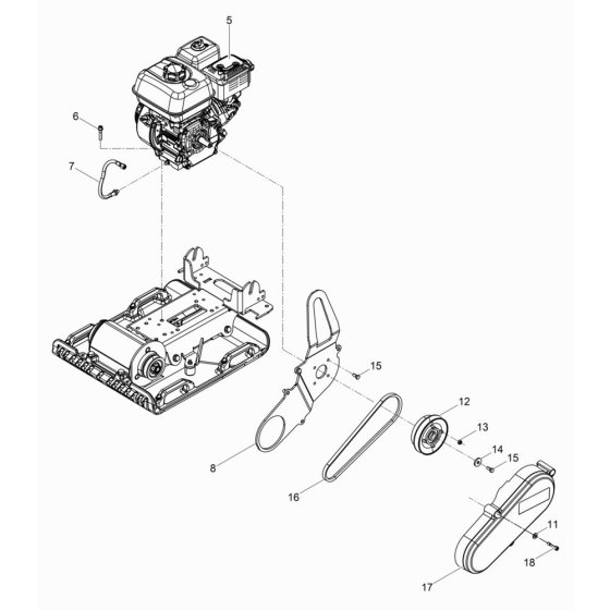 Drive Assembly for VP1550Aw