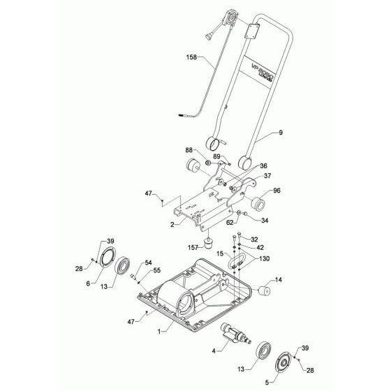 Baseplate Assembly for Wacker VP2050R