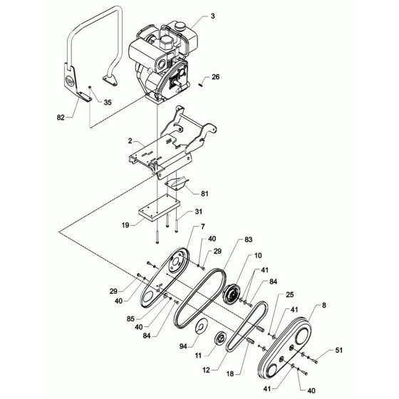 Drive Assembly for VP2050Y