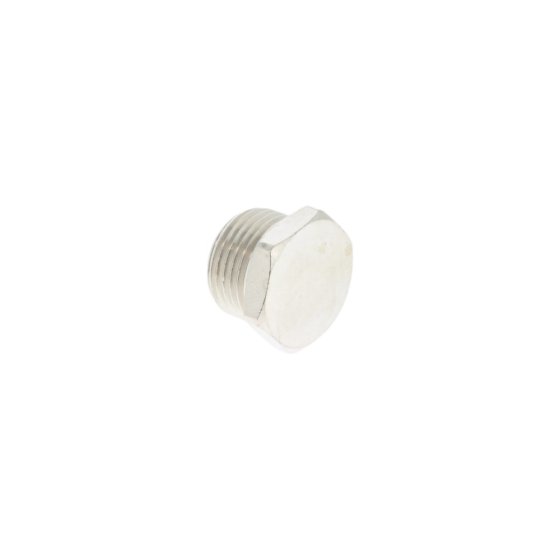 Kelm 3/8" Bspp Male Blank Plug Brass/Nickel - KELM Part - VZ17