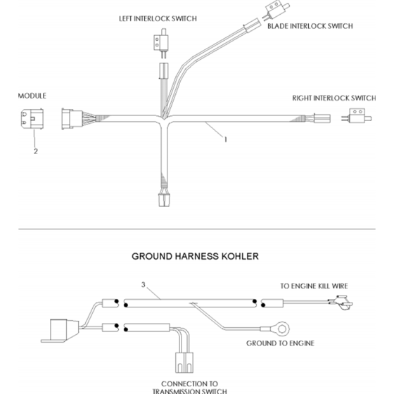 Wiring Harness for W3613P