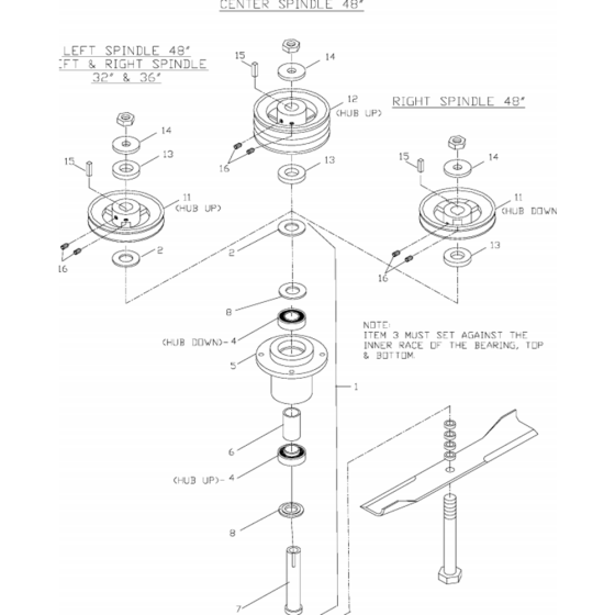 Cutter Housing for Husqvarna W3614A