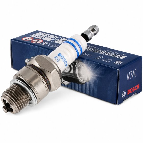 Spark Plug 14mm Thread 12.7mm Reach for Bosch Engines - W7AC