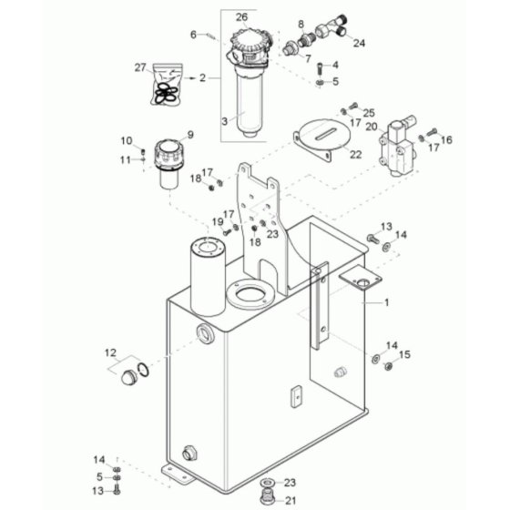 Hydraulic Tank Assembly