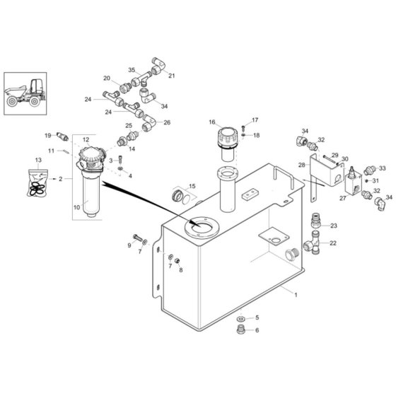 Hydraulic Tank Assembly