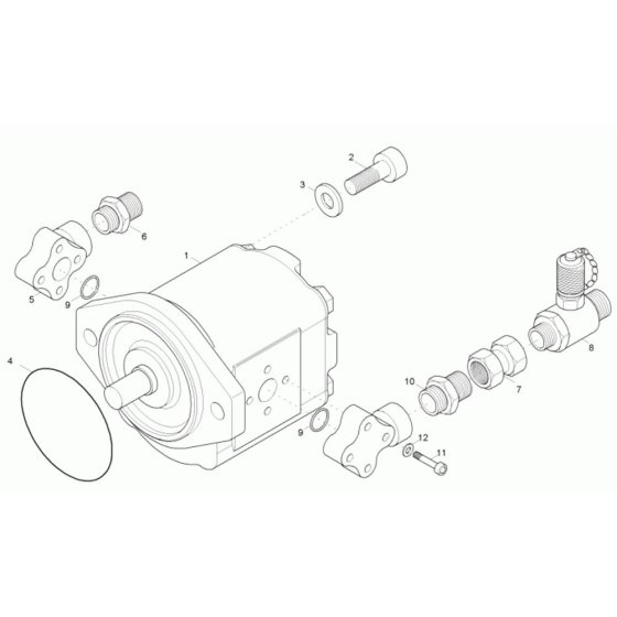 Gear Pump for Wacker 1001