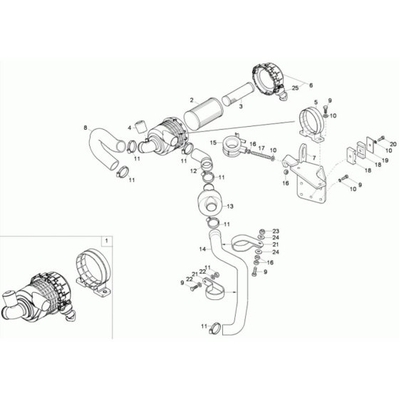 Air Cleaner for Wacker 1001