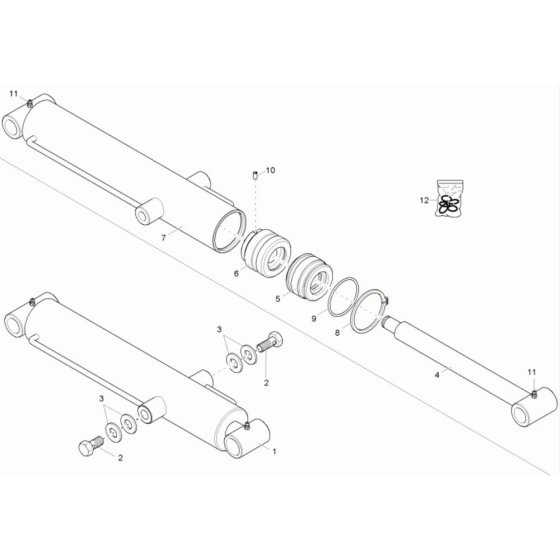 Tilt Ram Assembly