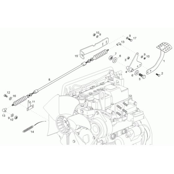 Speed Actuator for Neuson 2001