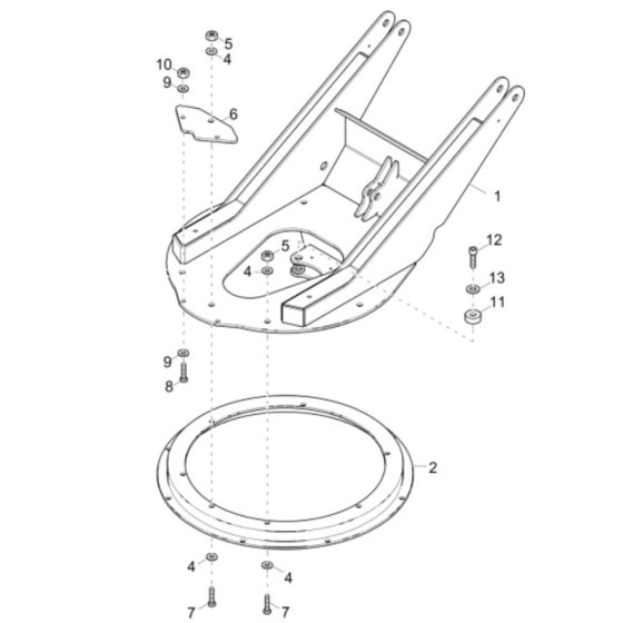 Swing Bracket for Neuson 2001