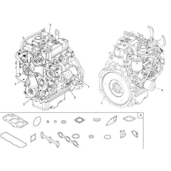 Engine Assembly for Wacker Dumper