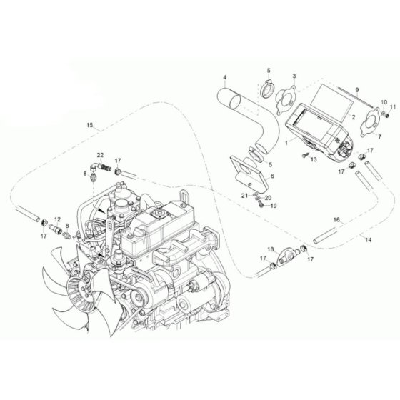 Heating Assembly for Wacker 3001AE
