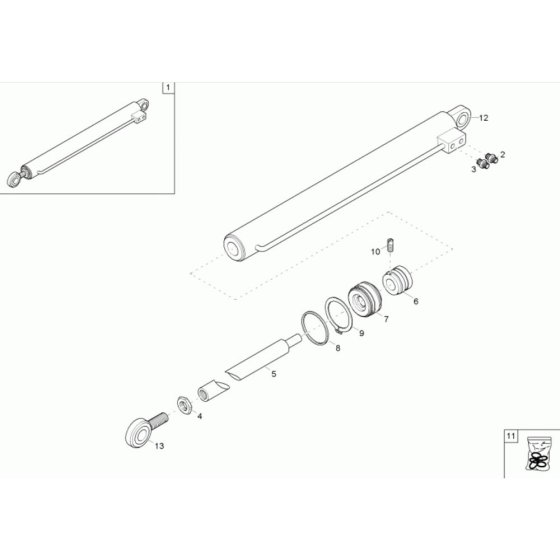 Tilt Ram Assembly