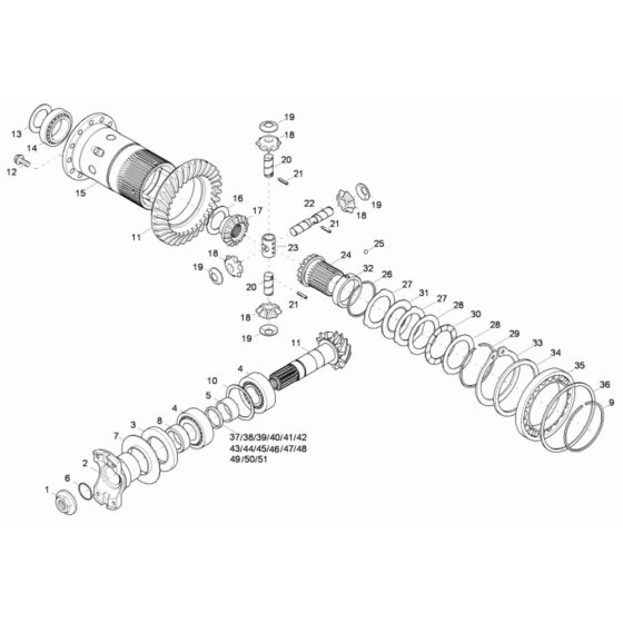 Differential Axle Assembly