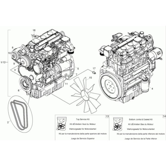 Engine Assembly for Neuson 6001