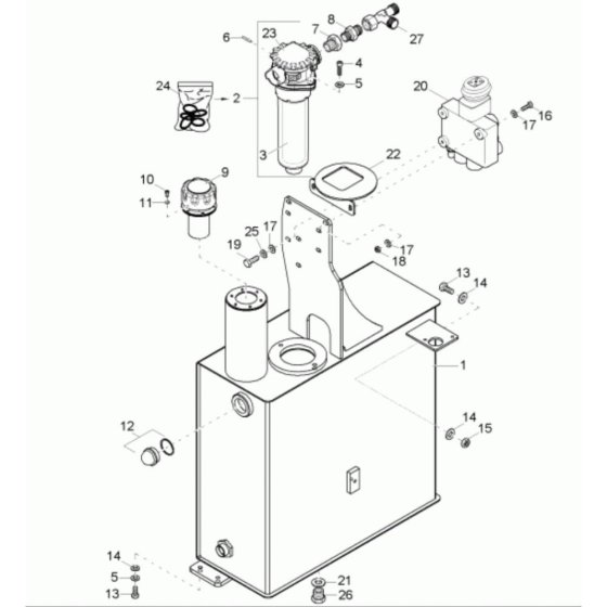 Hydraulic Tank Assembly