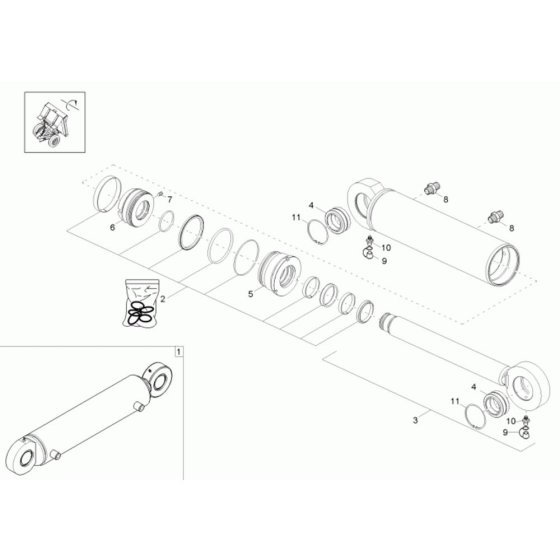 Tilt Ram Assembly