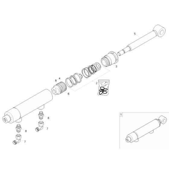 Butterfly Cylinder Assembly
