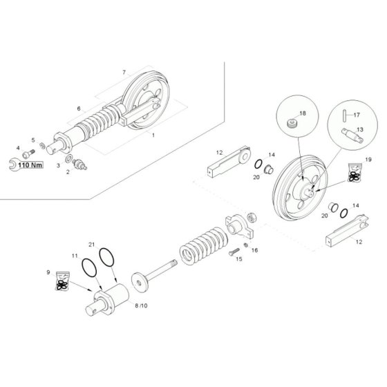 Track Tensioner Assembly