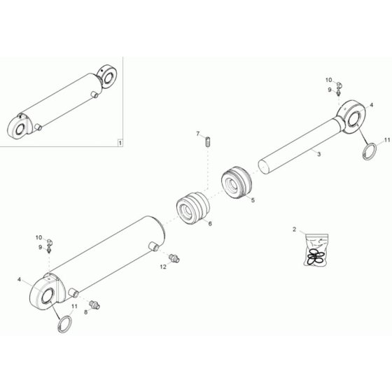 Tilt Ram Assembly
