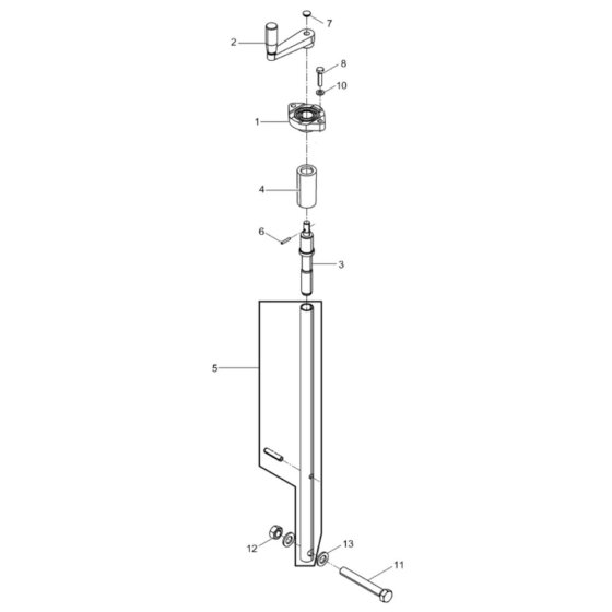 Spindle Assembly for Wacker BFS 940