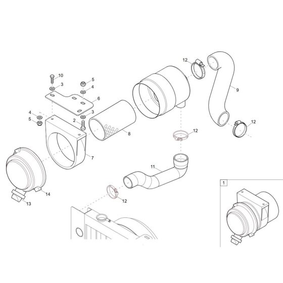 Air Cleaner Assembly for DT12