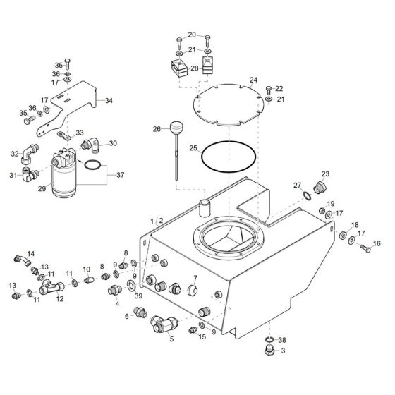 Hydraulic Tank Assembly