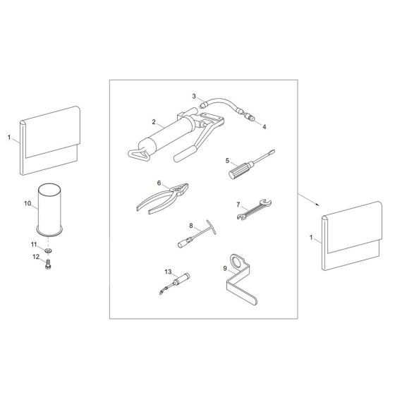 Wacker DT12p Tools