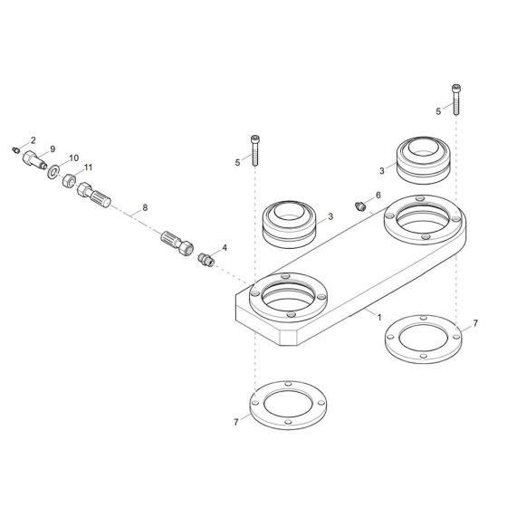 Articulated Joint for Wacker DV125