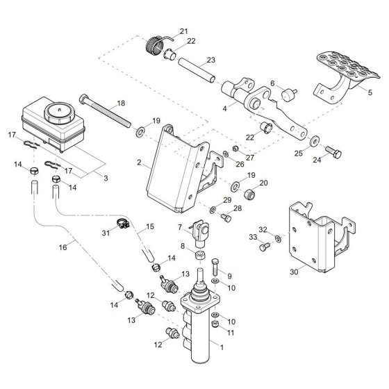 Foot Brake Assembly