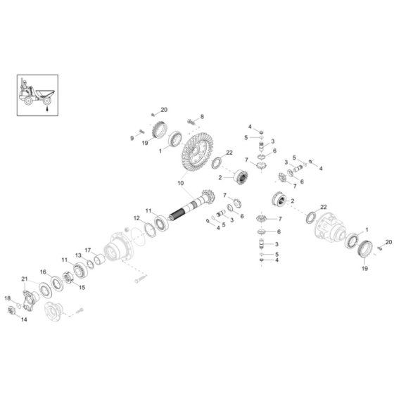 Differential Axle Assembly