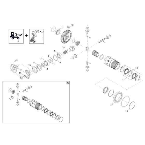 Differential Axle Assembly